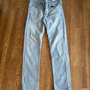 Men's rag and bone Light Gray Jeans fit 2 slim